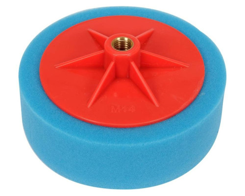 Диск полірувальний з дуже твердою губкою YATO Ø= 150 мм, h= 50 мм, різьбове кріплення М14 [60]