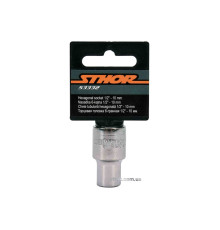 Головка торцева 6-гранна STHOR : квадрат- 1/2", М10, з вуглецевої сталі [Блістер] [10]