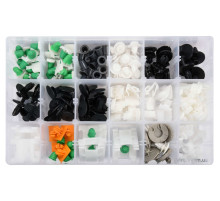 Шпинки для автосалоної обшивки AUDI YATO, різні, 12 типорозмірів, 160 шт. [20/320]