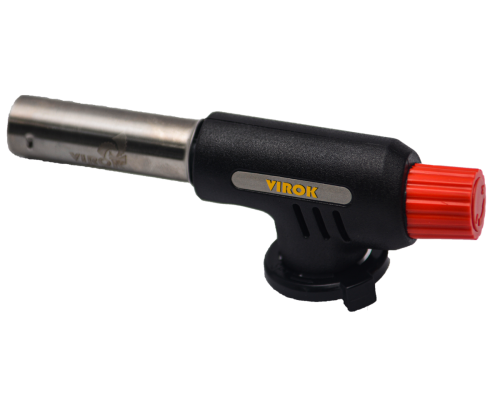 Пальник газовий VIROK з різьбовим (7/16) з'єднання. Piezo,[50/4]