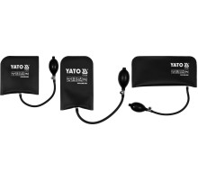 Подушки монтажные, надувные YATO: навант.-135кг, высота-50 мм, 270х130/165х150/190х110 мм, 3 шт [48]