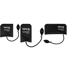 Подушки монтажные, надувные YATO: навант.-135кг, высота-50 мм, 270х130/165х150/190х110 мм, 3 шт [48]