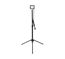 Прожектор с SMD-диодным излучением YATO: 30 Вт, 230 В,2850 Lm, на штативе h=0.6-1.22 м, кабель-2м [6]