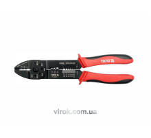 Съемник изоляции YATO, L=240 мм, Ø=1.5-6.0 мм [12/48]