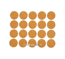 Протектор самоклеючий корковий VOREL 20мм, набір 20шт [60/720]