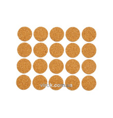 Протектор самоклеючий корковий VOREL 20мм, набір 20шт [60/720]