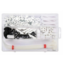 Гачки для кріплення кабелів VOREL, 124 шт.(DW)