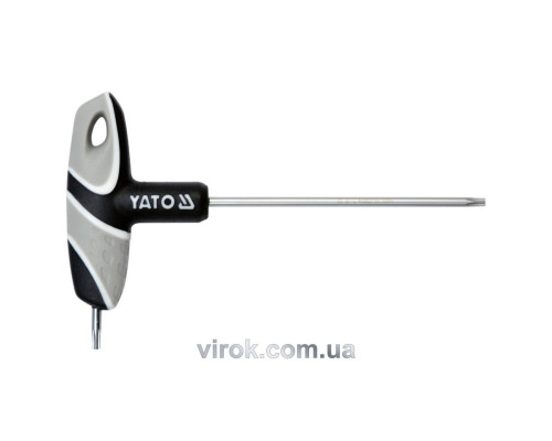 Ключ "TORX" YATO : "T"- образний, Т15, двосторонній, L= 100 мм [12/240]