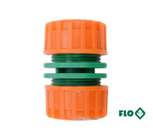 Муфта соединительная 2-х водяных шлангов 1/2" FLO пластиковая [30/240]