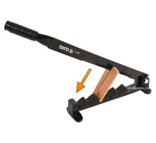 Дровокол ручний YATO : ніж- 680 х 8 мм, станина- 355 х 40 мм, лезо- 270 мм [4]