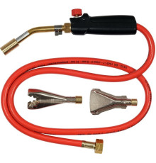 Горелка газовая YATO : l= 360 мм, до 4 кВт. 3 сопла и шланг- 1,5 м (пропан, бутан) [20]