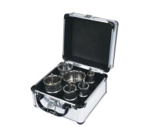 Сверла коронки по металлу TCT YATO Ø22-30-35-45-50-65x 103мм, толщ до 25мм, HEXт 3/8" 6ш