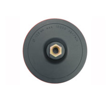 Круг-насадка шліфувальна VOREL з липучкою : Ø=125мм + гайка М14 [30/120]