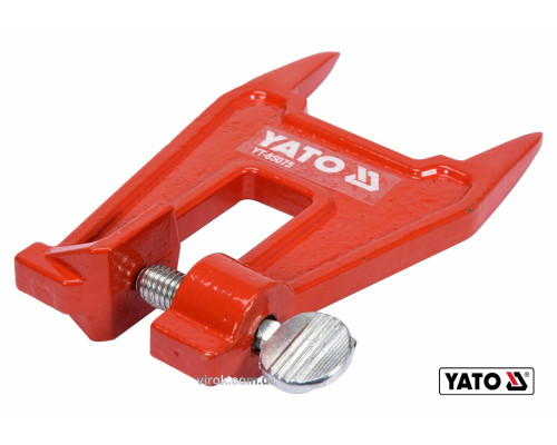 Тиски для крепления направляющей пилы YATO: ширина/глубина-15х60мм, длина/развод губ- 30/60мм [2]