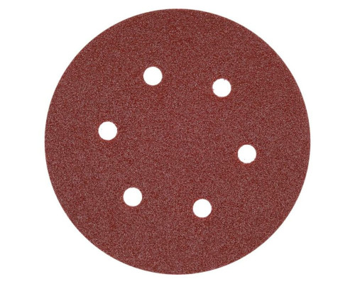 Круг шліфувальний з наждачн. паперу з липучкою YATO: Ø= 150мм, Р40, 6 отв до YT-09739, -09740, 50 шт