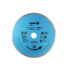 Диск відрізний алмазний суцільний VOREL : Ø= 230 мм(DW)