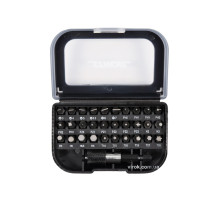 Насадки викруткові з тримачем STHOR Cr-V, з 6-гран. хвостов.- 1/4", l= 25 мм, наб. 31 елем. [10/30]