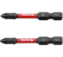 Насадка отверточная ударная YATO PZ1 х 50 мм. HEX 1/4", 2 шт.[10]