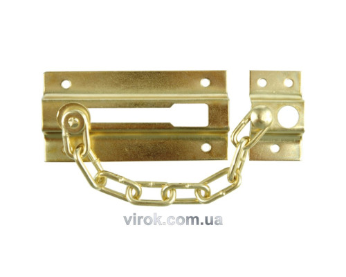 Замок-ланцюг VOREL для дверей /латунь/ [12/120]