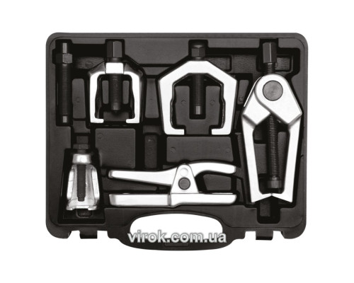 Знімач кермових тяг і кульових опор автомобіля YATO в компл. 6 елем. [5/90]