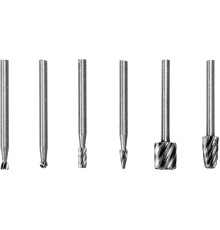 Фрези по металу HSS STHOR до мінішліфмашини зі шпінделем Ø= 3,2 мм, кпл. 6 од. [50]