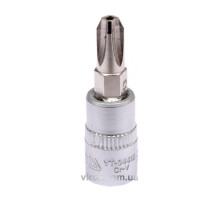 Головка торцева YATO квадрат 1/4 "Philips" PH3, L= 37 мм [150/600]