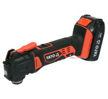 Многофункциональный ручной инструмент (реноватор) аккумул. YATO, 18 В Li-Ion 2 Агод, с зарядн. прист [4]