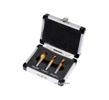 Сверла для точечной сварки HSS YATO диаметрами 6.5, 8, 10 мм, набор, 3 шт. в футляре [50]