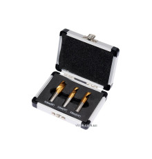 Свердла для точкового зварювання HSS YATO діаметрами 6.5, 8, 10 мм, набір, 3 шт. у футлярі [50]