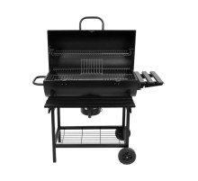 Гриль прямокутний вугільний  LUND, 71х 35 см, на 4 ніжках (з 2 колесами) з кришкою; 108х66х94/122 см