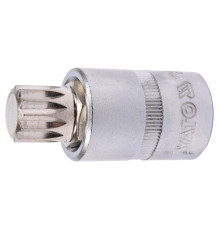 Головка торцева YATO квадрат 1/2 "SPLINE" M16, L= 55 мм [40/160]