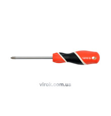 Викрутка хрестова YATO : "Philips" PH1 х 300 мм [6/24/96]