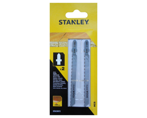 Набір полотен для електролобзика STANLEY , 2шт , хвост Т