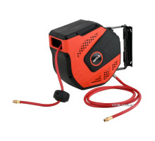 Шланг пневматичний ПВХ на котушці YATO з швидкоз'єдн. наконеч-ми 1/4", Ø=8мм, тиск- 20Bar, l=20м [2]