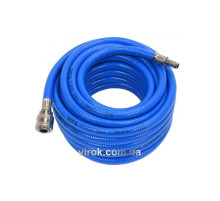 Шланг пневматический ПВХ YATO с быстросоединившимся. наконечниками; Ø=10 мм, макс. давление 20 Bar, l=10 м [10]