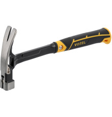 Молоток сталевий VOREL m= 450 г, обух- 140х 28х 28 мм, l= 365 мм з магнітом [6/24]