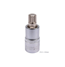 Головка торцева YATO квадрат 1/2 "SPLINE" M12, L= 55 мм [40/160]