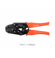 Кліщі для обтискання і зачистки проводів YATO, L=230 мм. 20-12(AWG), 0.5-4 мм2 [5/30]