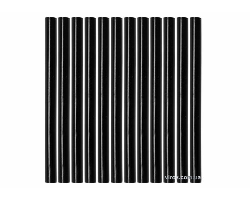 Стержни клеевые YATO Ø=7,2 х 100 мм, черные. уп. 12 шт. [50]