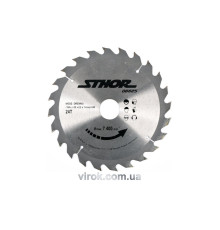Диск пильний по дереву STHOR. Ø= 184/30 мм, h= 2,2 мм, 24 зуби [10/20]