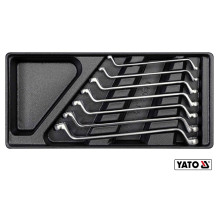 Вклад к инструментальному шкафу YATO: ключи накидные 7шт, 6х7, 8х9, 10х11, 12х13, 14х15, 16х17, 18х19мм