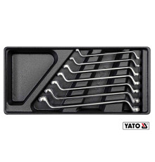 Вклад до інструментальної шафи YATO: ключі накидні 7шт, 6х7, 8х9, 10х11, 12х13, 14х15, 16х17,18х19мм
