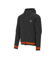 Худые с капюшоном и молнией YATO разм.L, 2 карман черно-красный; материал: 80%-бал, 20%-полиэст