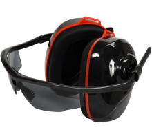 Наушники противошумные комбинированные с защитными затемненными очками YATO(DW)