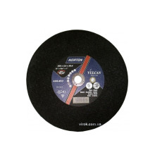Диск відрізний по металу, нерж. сталі, бетону і чавуну "NORTON VULCAN FIXED"; Ø=350х 32 мм, t=3.5 мм