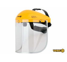 Щиток защитный VOREL для лица с прозрачным регулировочным экраном [25/100]