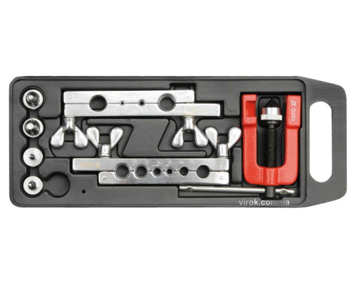 Прес для ручного розширення труб YATO, Набір Ø 3-19 мм [10]