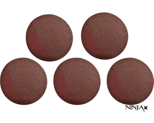 Круг шліфувальний самозачепний NINJA : Ø125 мм. Р40. універсальний Уп. 5 шт. [100]