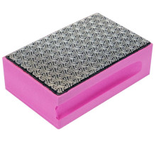 Губка абразивна, алмазна, для шліфувальна до скла, граніту, керам YATO: 90х 60х 30 мм, з гранул G60