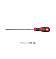 Напильник слюсарний VOREL круглий, l=200мм  [25/100]